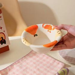 Fruit Pattern Porcelain Bowl
